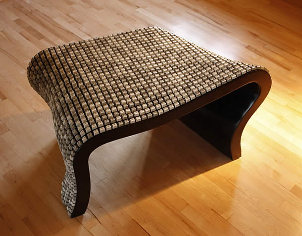 Wolfgang Keyboard bench: keyboard furniture by Nolan Herbut – upcycleDZINE