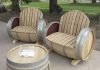 Wine Barrel Furniture by Balk en Plank on upcycleDZINE