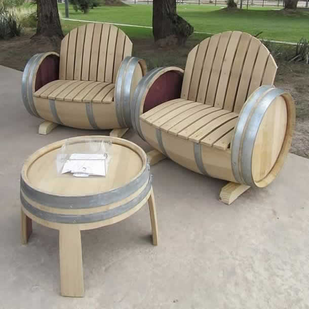 Wine Barrel Furniture By Balk En Plank