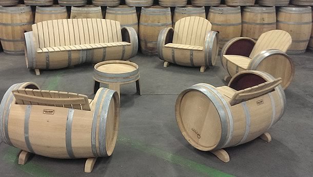 Wine Barrel Furniture By Balk En Plank