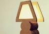 DORA: upcycled cardboard table lamp by Green Spirit Creations
