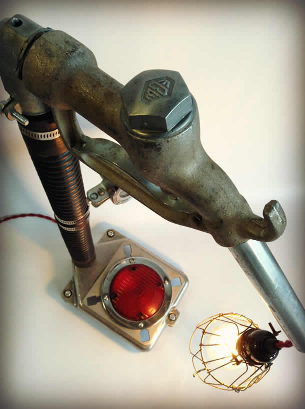 Vintage Gas Pump Lamp by MADCO – upcycleDZINE