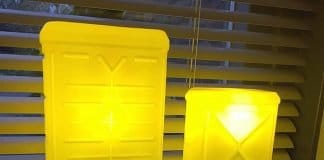 CHOCOBEACON: Nesquik upcycled into a lamp by Gilbert de Rooij