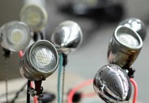LIGHT UP: bicycle parts desk lamp by The Upcycle – upcycleDZINE