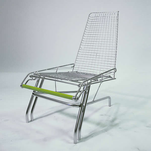 Etienne Reijnders designed a collection by upcycling a shopping carts into original furniture – upcycleDZINE