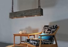 Wood Beam Light Fixture by Rte. 5 Reclamation – upcycleDZINE