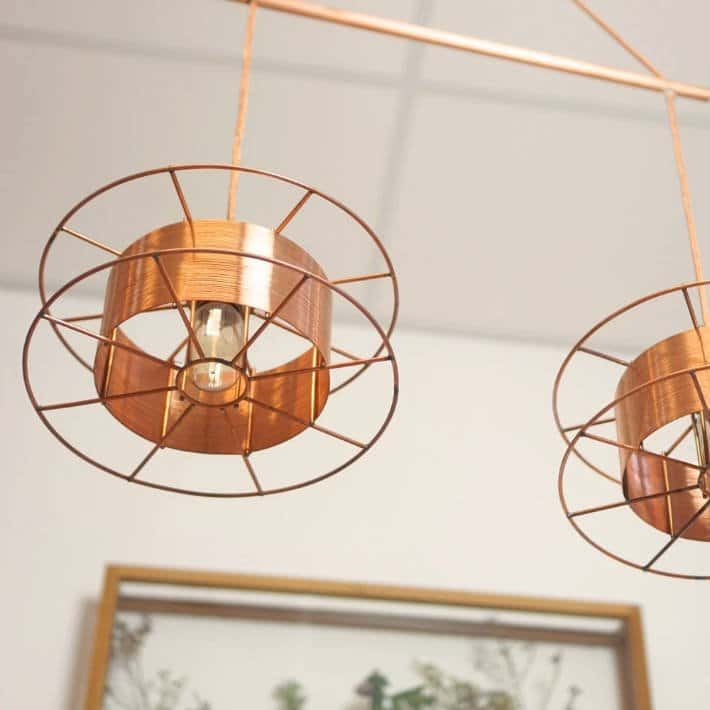 SPOOL: stunning and upcycle ceiling lamp by TOLHUIJS | upcycleDZINE