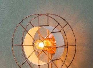 SPOOL: stunning and minimalistic wall lamp by TOLHUIJS | upcycleDZINE