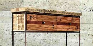 Redial created this wonderful minimalist upcycle design side table called DOCKYARD out of waste from a construction site – upcycleDZINE