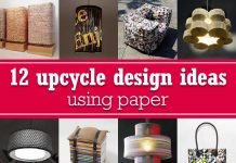 12 upcycle design ideas using paper