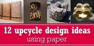 12 upcycle design ideas using paper
