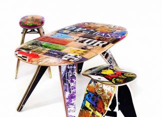 Unique skateboard furniture by deckstool – upcycleDZINE