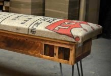 Coffee Sack Storage Bench by RecycledBrooklyn – upcycleDZINE