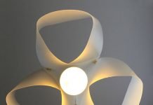 MilkClover1: upcycled milk containers lamp by Gilbert de Rooij – upcycleDZINE