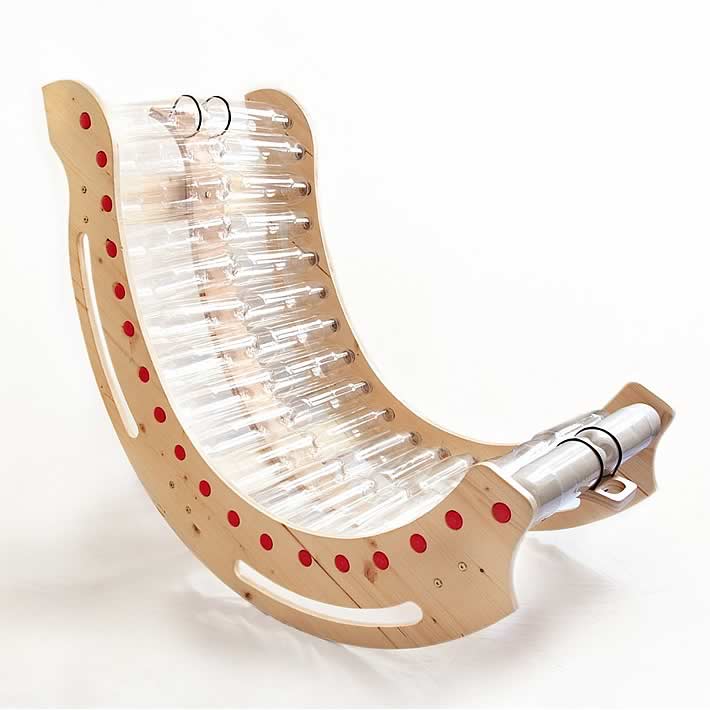 Plastic 2025 bottle chair