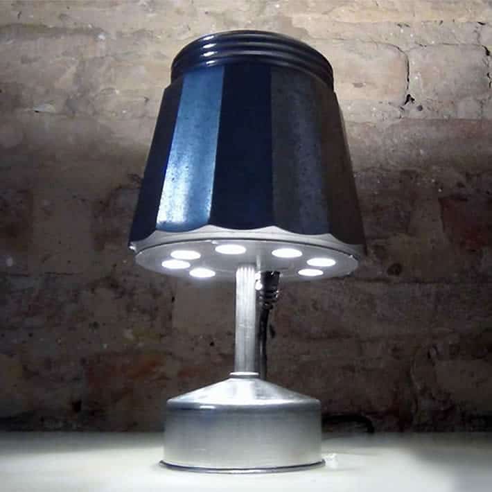 Coffee Stovetop Desk Lamp by Rosa Montesa – upcycleDZINE