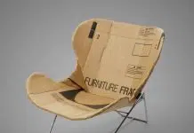 The Re-Ply: chair made from boxes by Dan Goldstein The Re-Ply: chair made from boxes by Dan Goldstein – upcycleDZINE