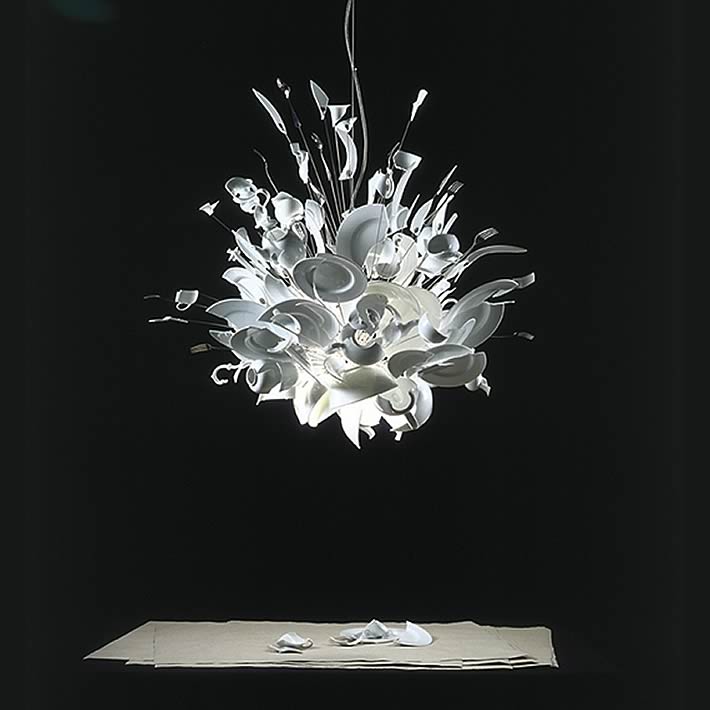 Porca miseria!: porcelain shards chandelier by Ingo Maurer – upcycleDZINE