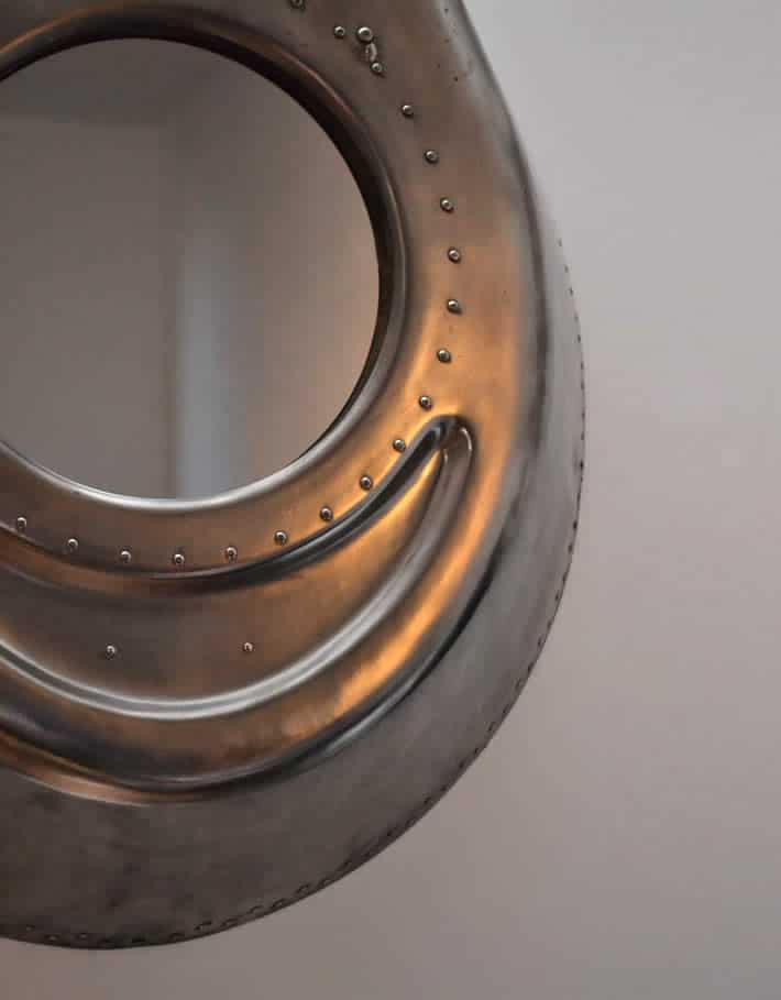 Mirror made out of Airbus a320 part by Redesign – upcycleDZINE