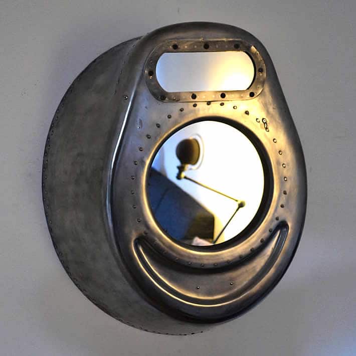 Mirror made out of Airbus a320 part by Redesign – upcycleDZINE