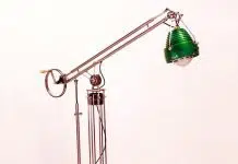 The Green Land-Turn: bearing parts lamp by Ray Salas The Green Land-Turn: bearing parts lamp by Ray Salas – upcycleDZINE