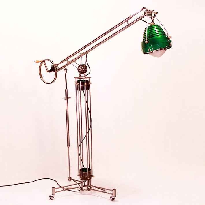 The Green Land-Turn: bearing parts lamp by Ray Salas – upcycleDZINE