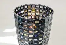 FATCATE: upcycled slides floor lamp Refresz Dizajn – upcycleDZINE