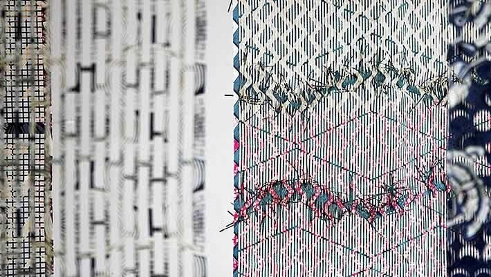 Vlisco Recycled: fabric leftovers interior pieces by Simone Post – upcycleDZINE