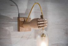 Mannequin Hand Lamp by EuNa Designs Mannequin Hand Lamp by Euna Designs – upcycleDZINE