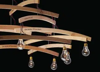 Oh Man, it‘s a Ray!: coat hanger lamp by Ingo Maurer Oh Man, it‘s a Ray!: coat hanger lamp by Ingo Maurer – upcycleDZINE
