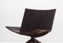 RADAR: revolving chair with reclaimed wood by Carlos Motta – upcycleDZINE