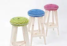Stool ZERO: fan guards turned into furniture by KaCaMa – upcycleDZINE