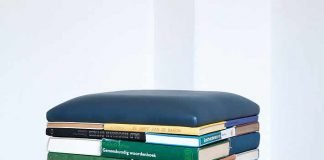 BookPouf: stacked books furniture by Sledgecorner – upcycleDZINE