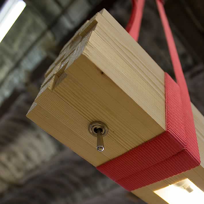 ROUGH: pine wood slats lamp by COMPEIXALAIGUA – upcycleDZINE