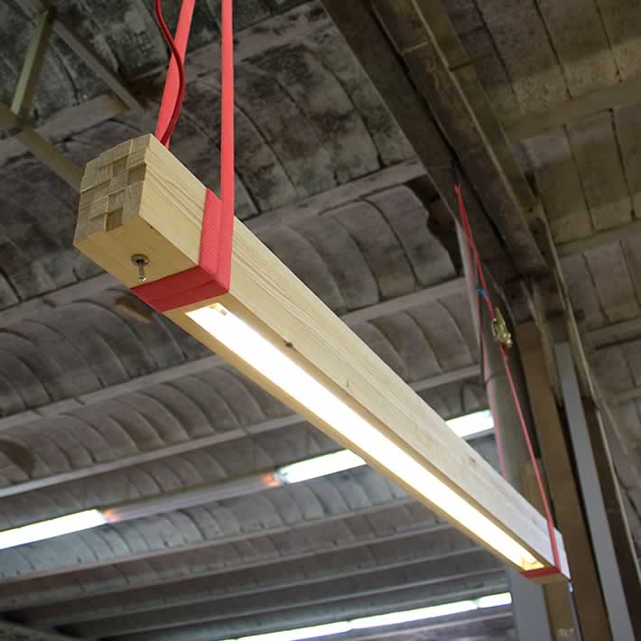 ROUGH: pine wood slats lamp by COMPEIXALAIGUA – upcycleDZINE