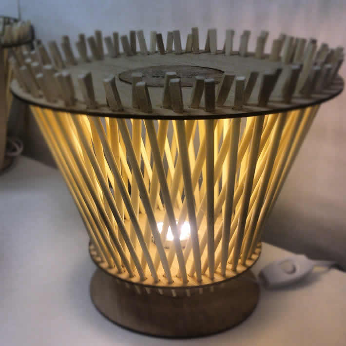 De.Co.Ré: upcycled chopsticks lamp project – upcycleDZINE