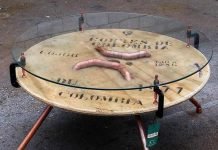 CUPRO: wooden spool upcycled into coffee table by Desobra CUPRO: wooden spool upcycled into coffee table by Desobra – upcycleDZINE