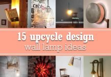 15 upcycle design wall lamp ideas – upcycleDZINE