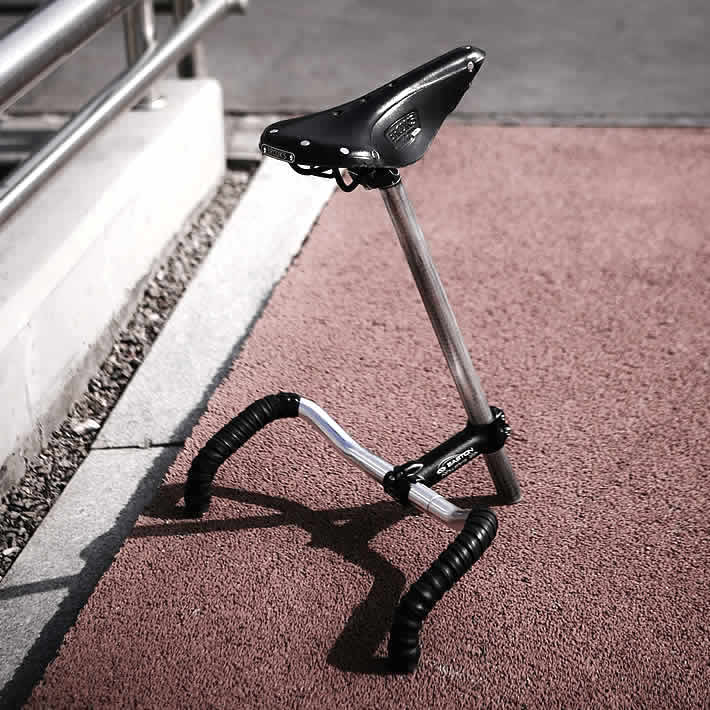 SELLA CHAIR: bicycle parts stool by Taemin Kim – upcycleDZINE