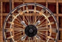 Bicycle Rim Chandelier by Design Distressed Bicycle Rim Chandelier by Design Distressed – upcycleDZINE