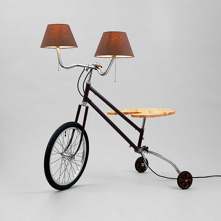 BERLIN-RE-CYLING: individually crafted and custom made bicycle parts lighting – upcycleDZINE