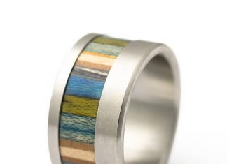 RING made out of skateboards by Diirt upcycling – upcycleDZINE
