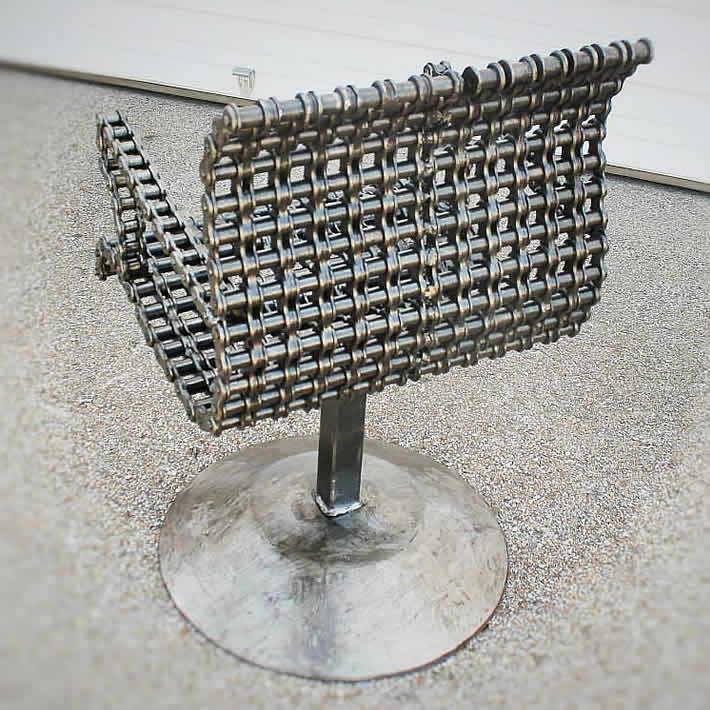Industrial Chain Chair by Recycled Salvage Design – upcycleDZINE