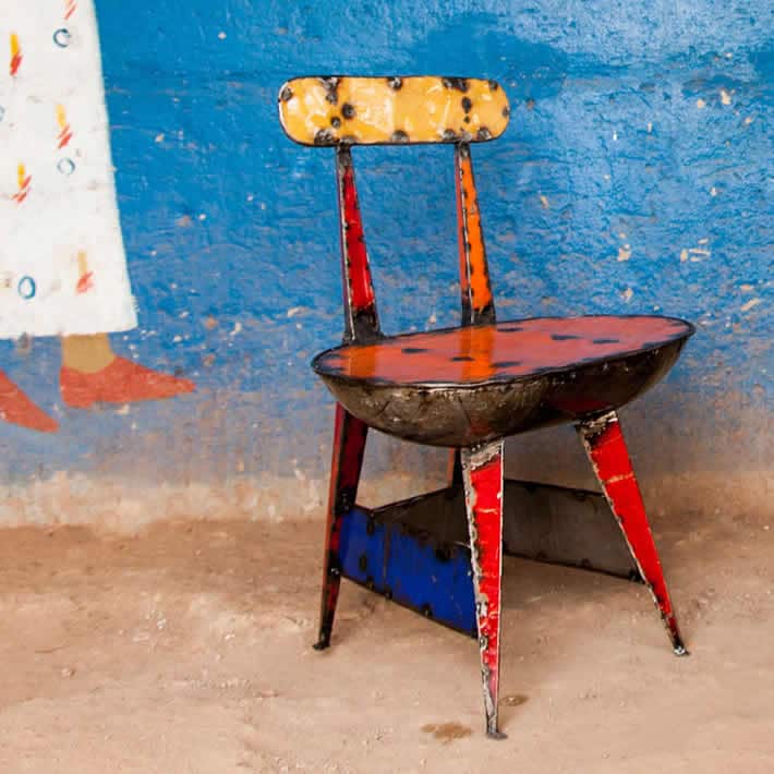 Salvaged metal turned into homeware by Studio Hamed Ouattara – upcycleDZINE