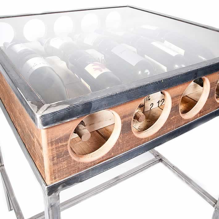 Wine Rack Bar Table by Michael Graham Designs – upcycleDZINE