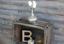DIY: Industrial Side Table made out of a Crate by Bre Bertolini DIY: Crate & Pipe Side Table by Bre Bertolini – upcycleDZINE