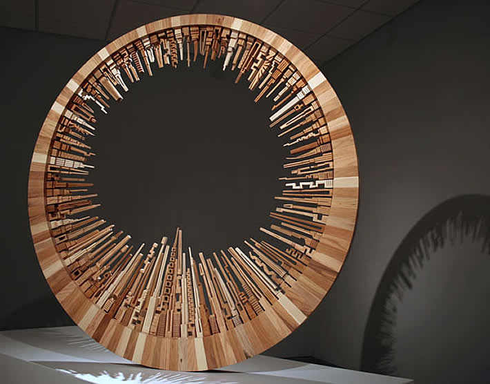 CITY SERIES: Scrap Wood Cityscapes by James McNabb – upcycleDZINE