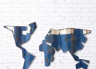 WORLD MAP: upcyled sea container on your wall by Spek WORLD MAP: upcyled sea containers on your wall by Spek – upcycleDZINE