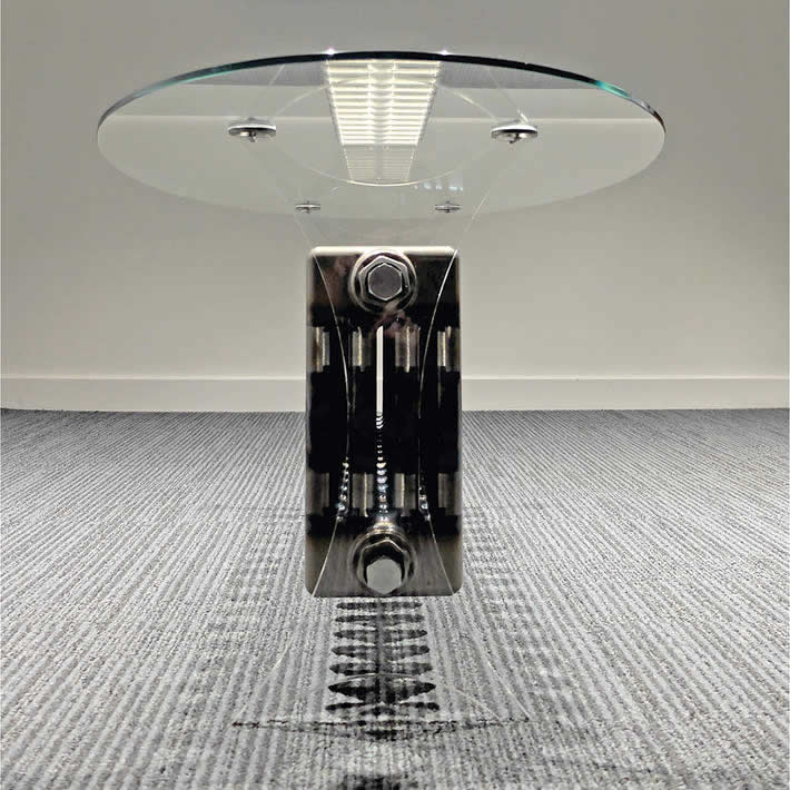 Zehnder Floating Radiator Table by Neet Bandana Design Company – upcycleDZINE