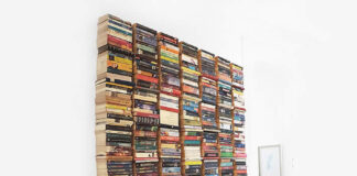 Floating Book Wall by Ronja Lotte – upcycleDZINE